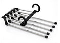 5 In 1 Wardrobe Hanger Multi-functional Clothes Hangers Pants Stainless Steel Magic Wardrobe Clothing Hangers For Clothes Rack